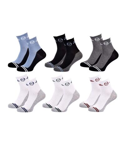 Chaussettes SERGIO TACCHINI QUARTER - Pack de 6
