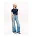 T-shirt Motif/style Linéaire Femme Bleu Marine Tommy Jeans-3