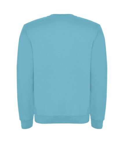 Unisex adult clasica crew neck sweatshirt turquoise Roly