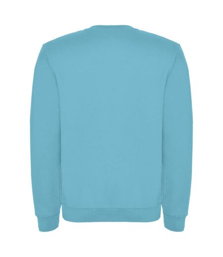 Unisex adult clasica crew neck sweatshirt turquoise Roly