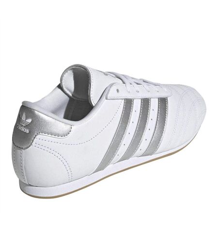 Baskets Taekwondo Femme Blanc Argenté Adidas