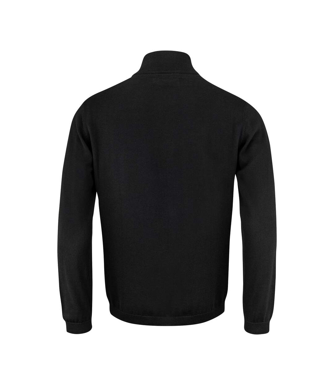 Mens Ashland Knitted Cardigan Black James Harvest-2