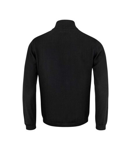 Mens Ashland Knitted Cardigan Black James Harvest
