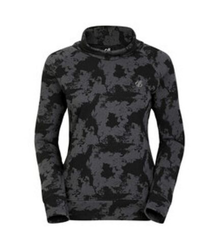 Dare 2B Womens/Ladies Offline Mirage Print Sweatshirt (Black) - UTRG7535