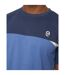Mens Castlebay Short-sleeved T-shirt Blue Crosshatch-4