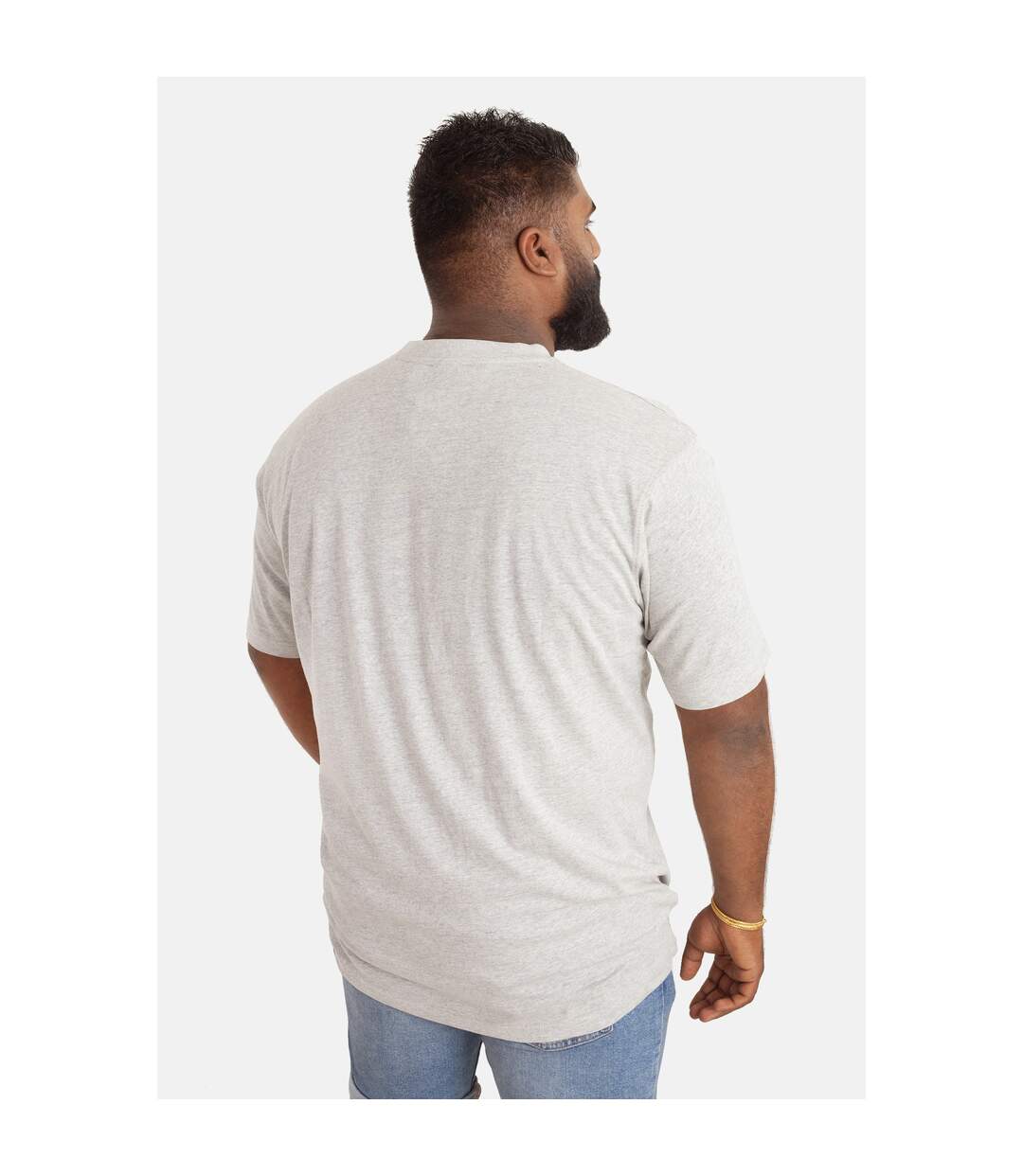 T-shirt d555 flyers homme gris Duke-3
