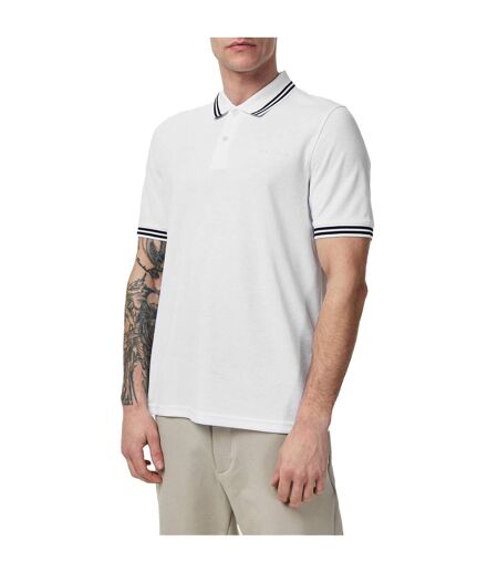 Mens Regular Short-sleeved Polo Shirt White Ted Baker