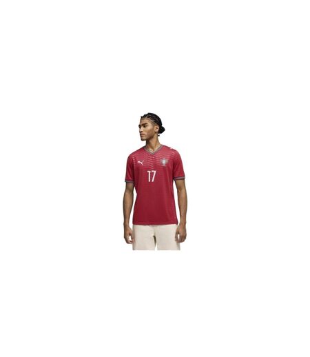 Mens Rafael Leao 2026 Portugal Home Shirt Red Puma