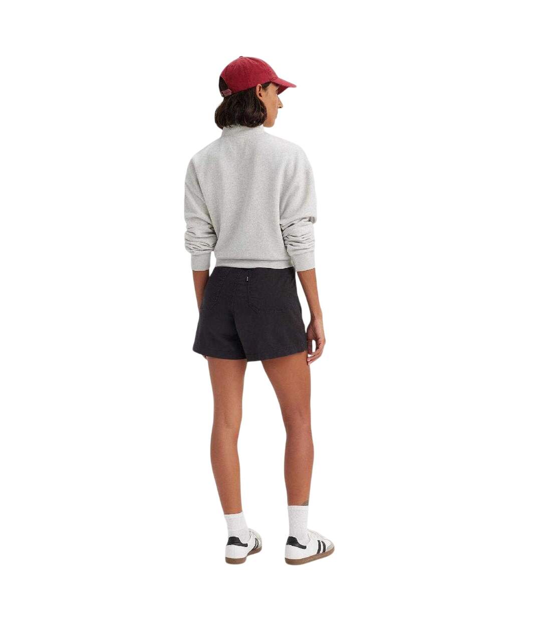 Short Femme Noir Levis-3