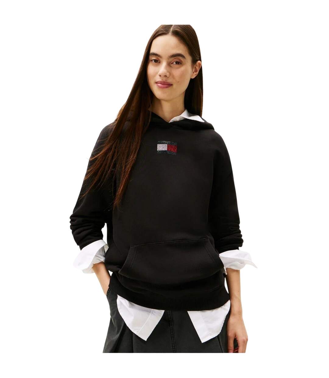 Sweat À Capuche Femme Noir Tommy Jeans-4