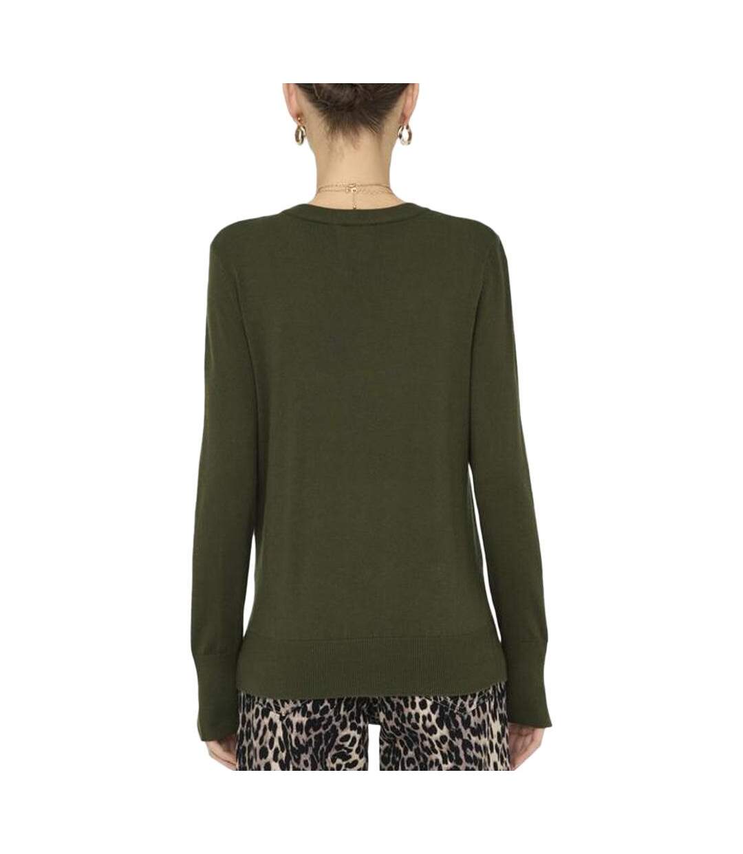 Pull kaki femme jdy maloun-2