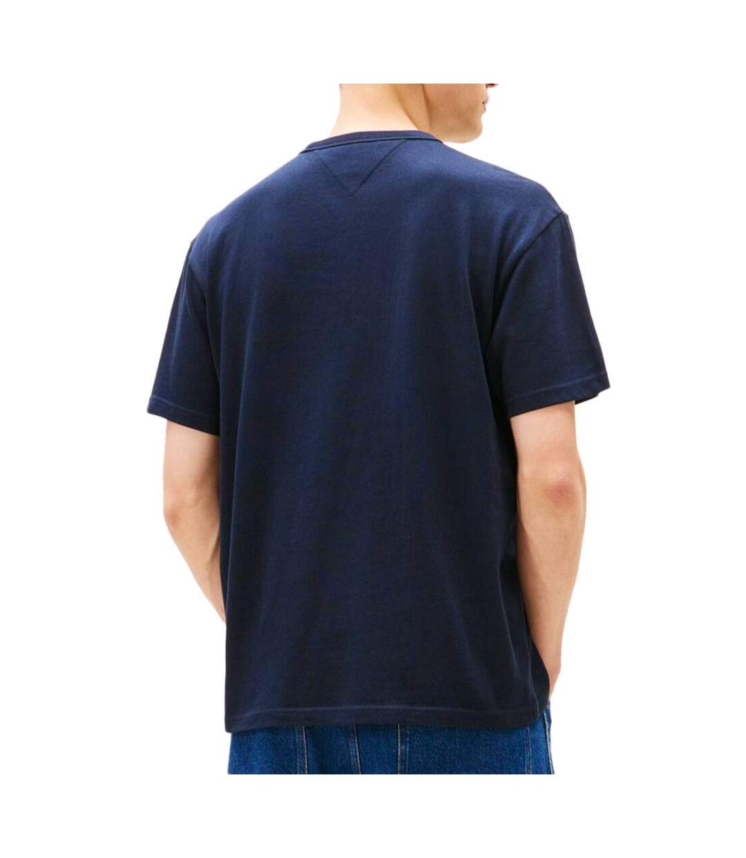 T-Shirt marine homme tommy hilfiger linear0-2