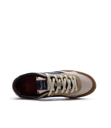 Baskets marron homme pepe jeans london life