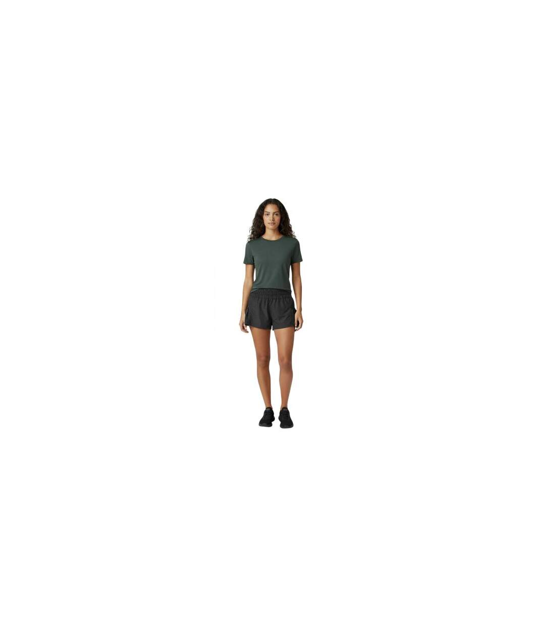 Womens/ladies Polyamide T-shirt Army Khaki USA Pro-1
