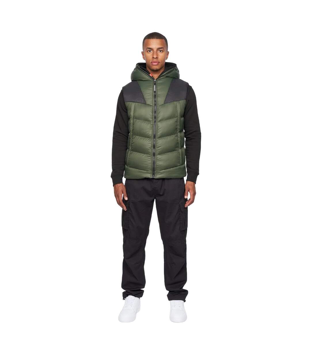 Veste Sans Manches Raymax Homme Olive Foncée Duck And Cover-1