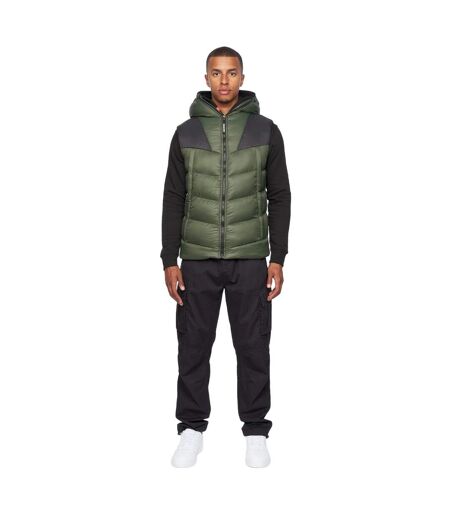 Veste Sans Manches Raymax Homme Olive Foncée Duck And Cover