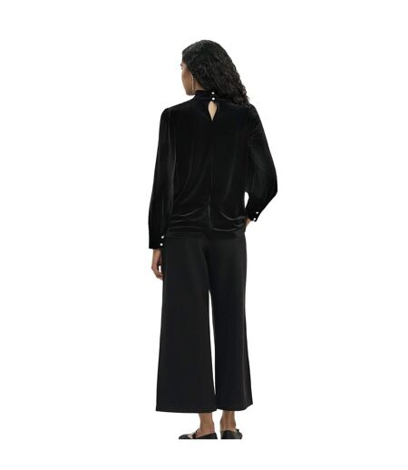 Blouse Manches Bouffantes Femme Noir Finery