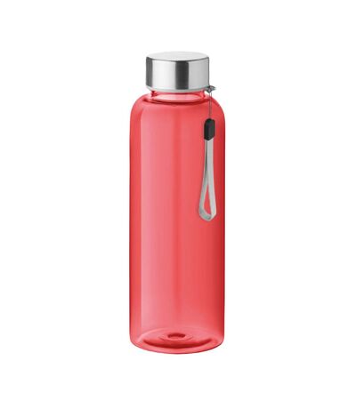 Utah rpet 500ml water bottle one size transparent red MidOcean