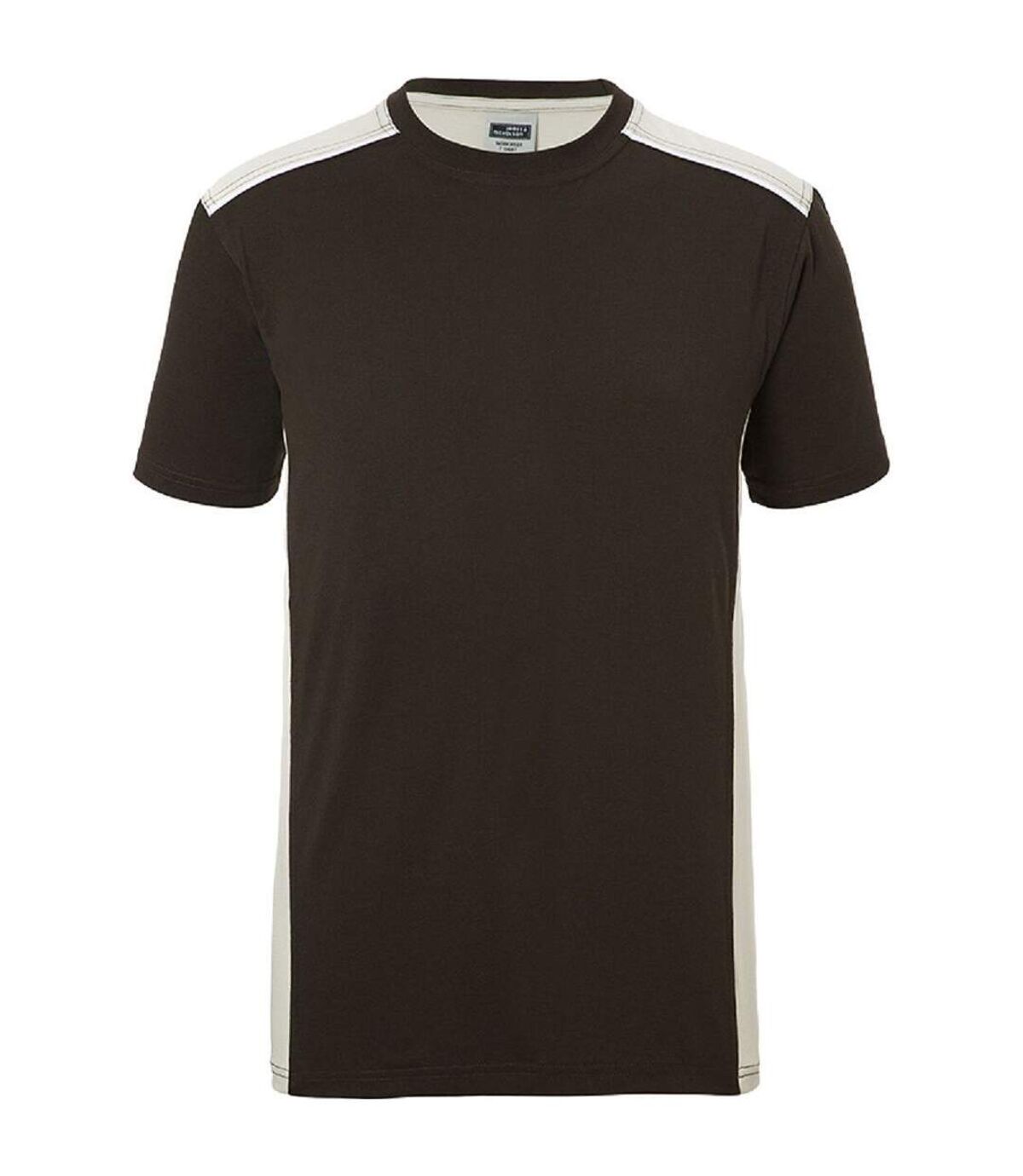 T-shirt de travail manches courtes - Homme - JN860 - marron