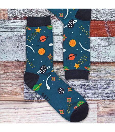 1 Pack Mens Space Enthusiast Bamboo Socks