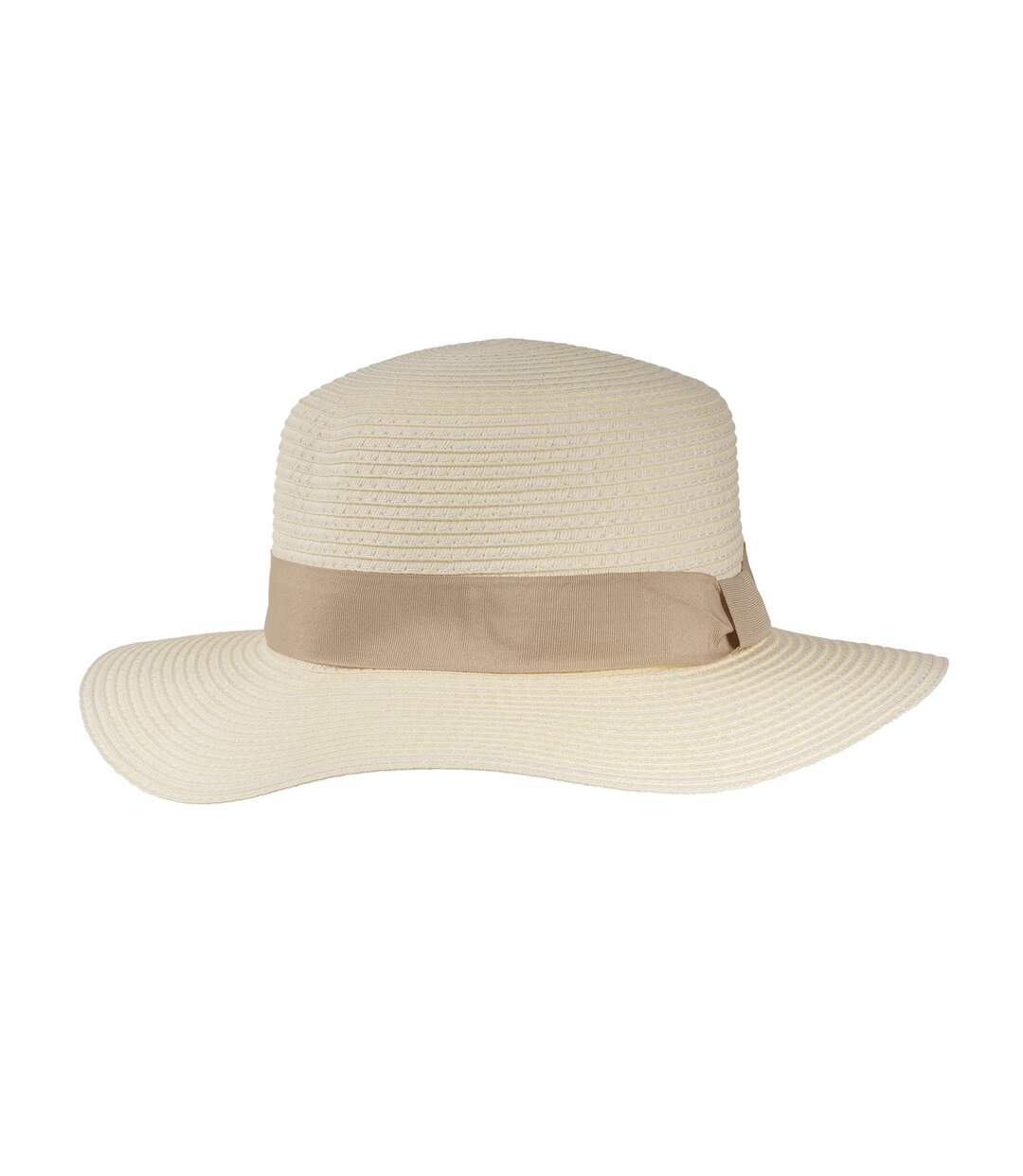 Isotoner Chapeau femme bande beige-5