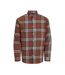 Chemise terracotta/bleu homme jack & jones shua - l-1
