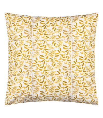 Paoletti Minton Tile Outdoor Cushion Cover (Saffron) (55cm x 55cm)
