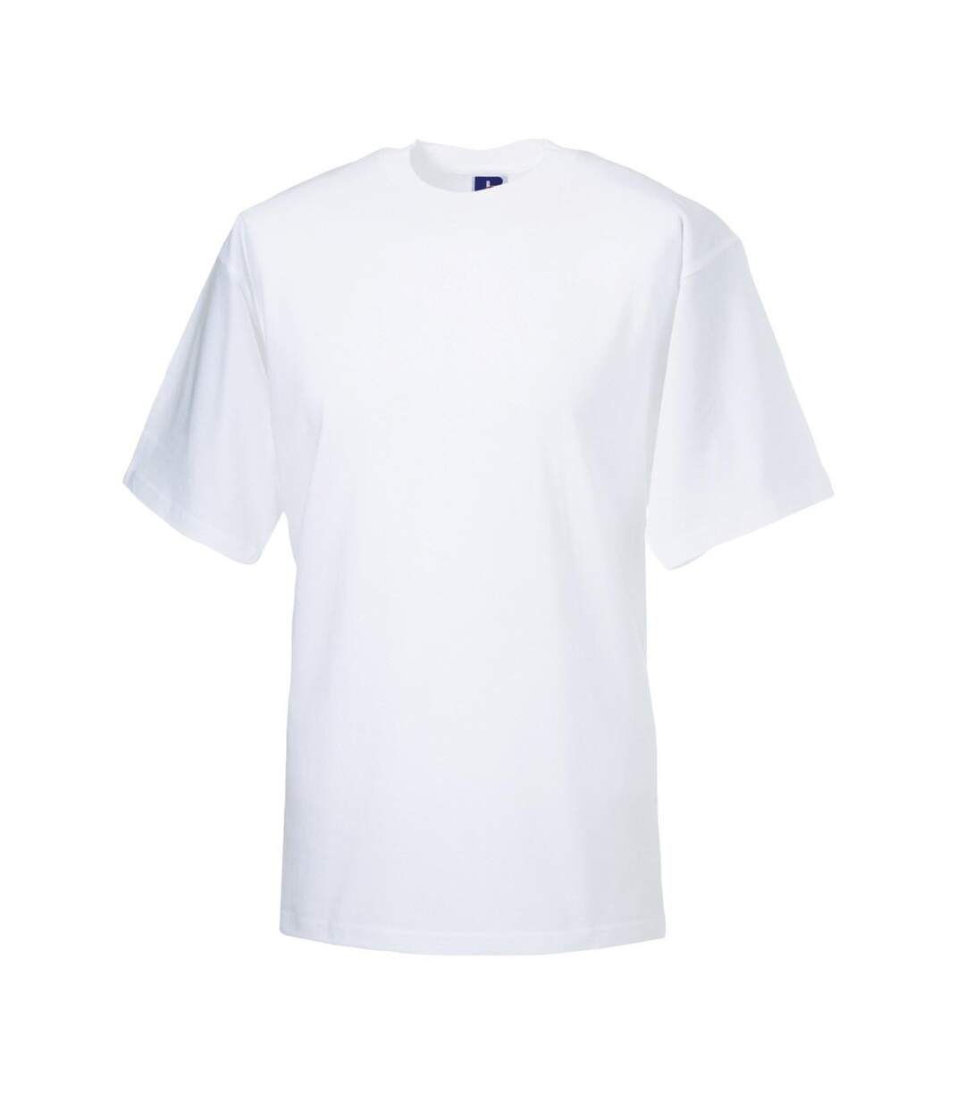 T-shirt À Manches Courtes Homme Blanc Russell-2