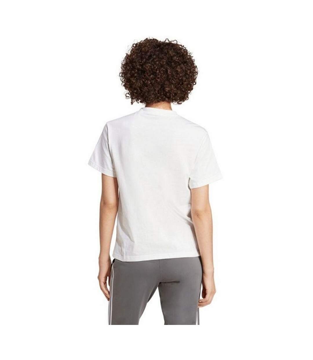T-shirt Style Logo Xpress Femme Blanc Adidas-3