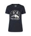 Womens/ladies Peak District Printed T-shirt Indigo Mountain Warehouse-3