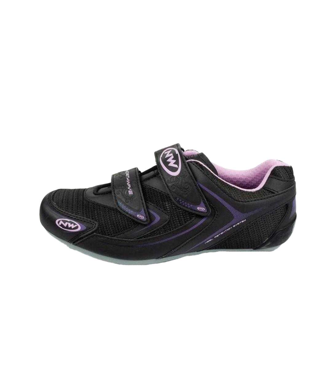 Chaussures Cyclisme Eclipse Femme Noir Rose Asics-3
