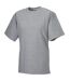 Russell Europe - T-shirt à manches courtes 100% coton - Homme (Gris) - UTRW3274