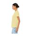 T-shirt Femme Jaune Pâle Bella + Canvas-4