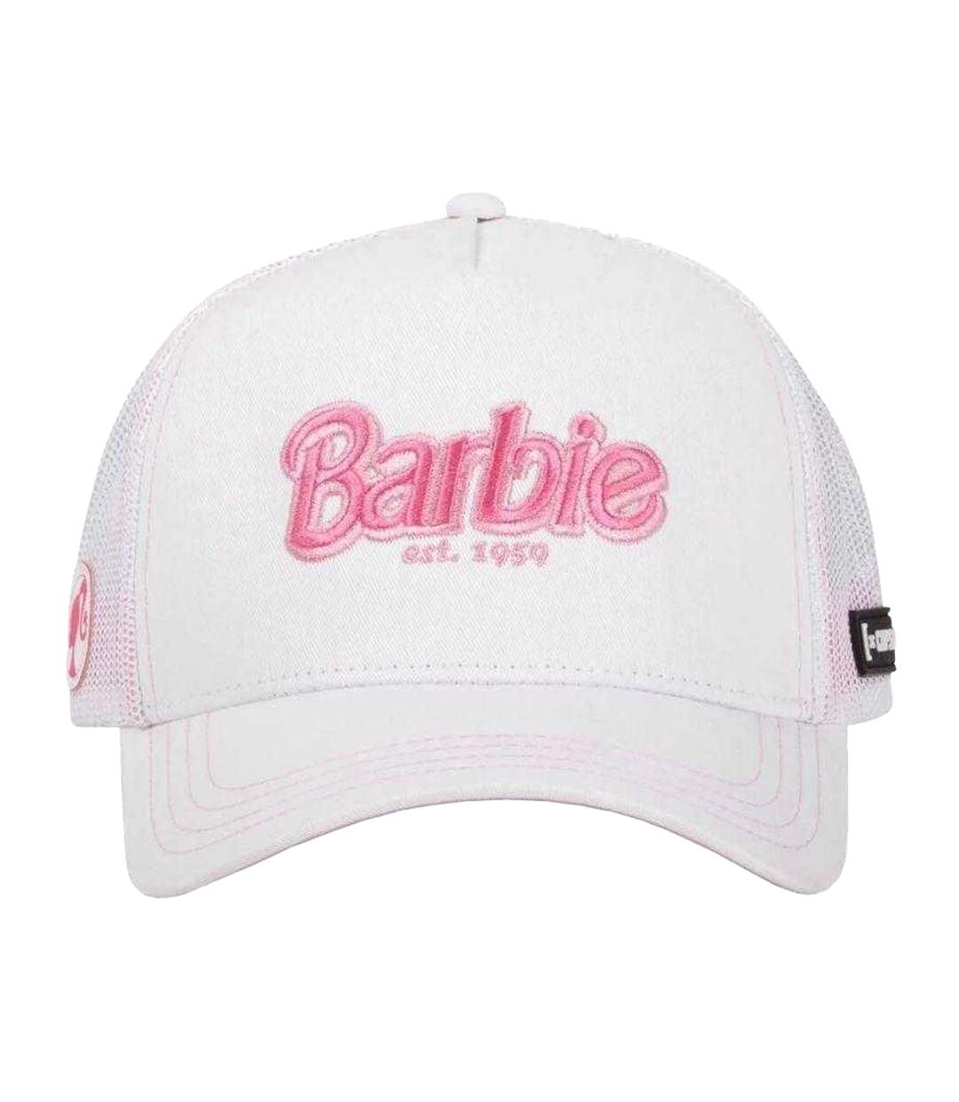 Casquette Trucker Motif/style Barbie Femme Blanc Capslab-3