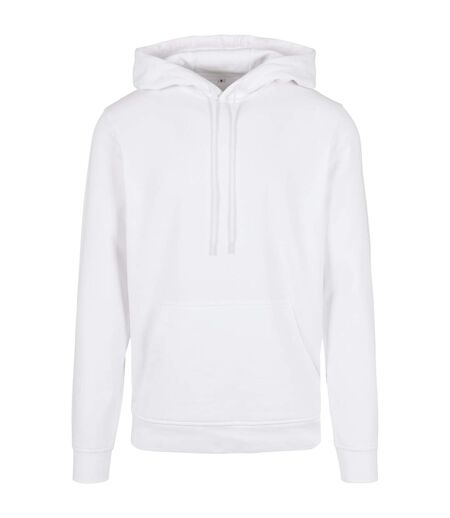 Sweat À Capuche Basic Adulte Blanc Build Your Brand