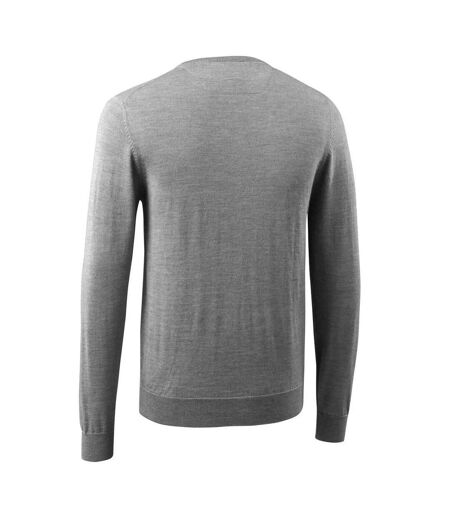 Mens Frontline Knitted Jumper Grey Mascot