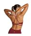 Womens/ladies Tempo Low Impact Spaghetti Strap Sports Bra Cherry MyProtein-3