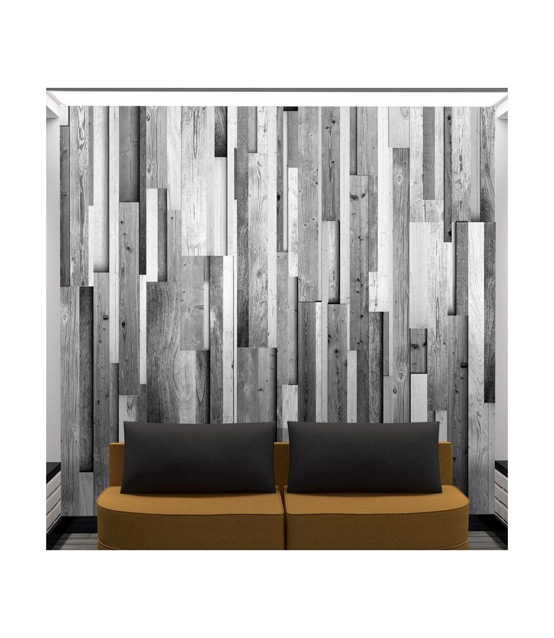 Papier Peint Gray Wood 50x1000cm-1