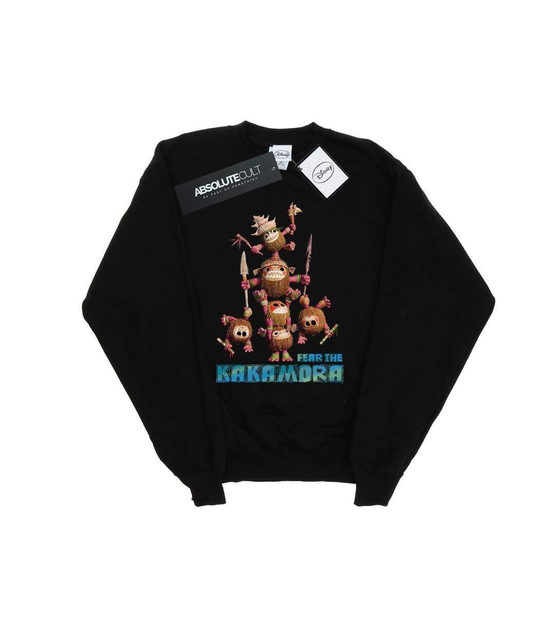 Disney Sweatshirt Moana Fear The Kakamora - Femmes/Dames (Noir) - UTBI29438-1