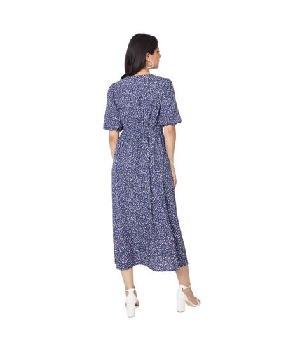 Robe mi-longue femme bleu marine Dorothy Perkins