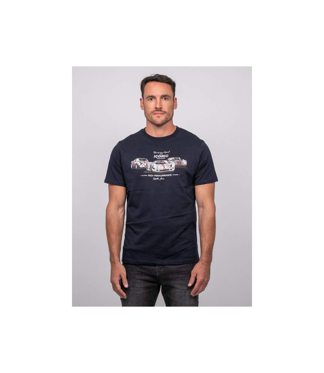 T shirt manches courtes coton motif voitures de course JIGATOR-1