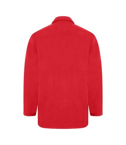 Absolute Apparel Heritage Full Zip Fleece (Red)