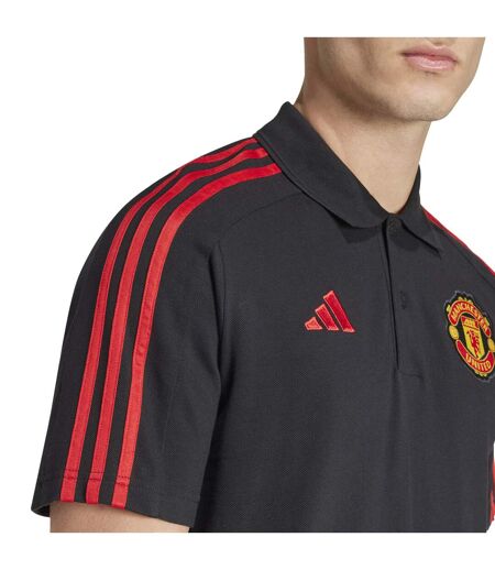 Polo Style Manchester United Fc Dna Homme Noir Adidas