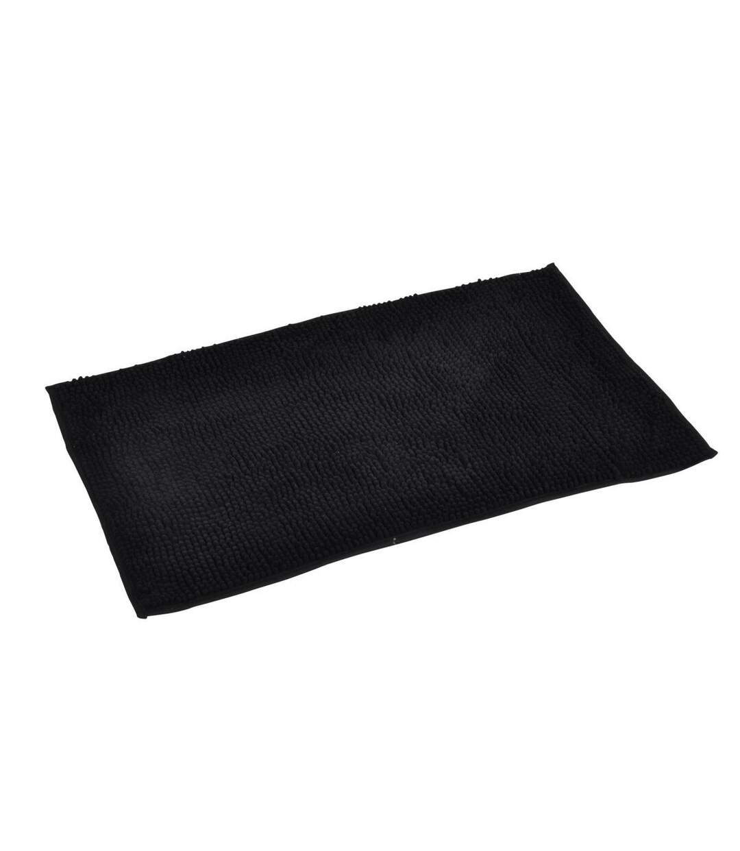 Tapis de Bain Microfibre Sweety 45x75cm Noir-1