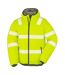 Unisex adult ripstop safety jacket fluorescent yellow Result Genuine Recycled