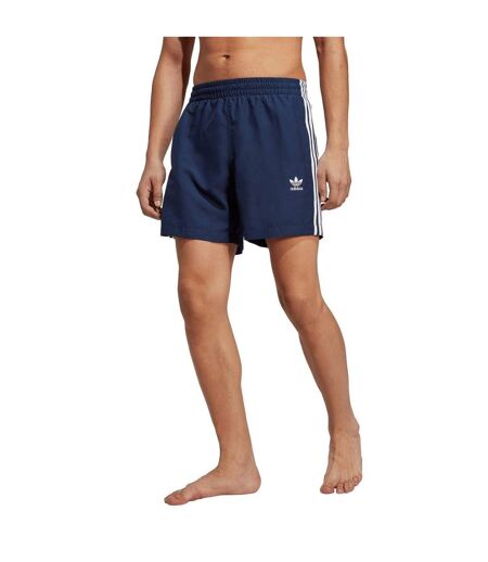 Short De Bain Motif/style 3 Rayures Originals Homme Bleu Blanc Adidas