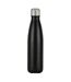 Cove stainless steel water bottle one size black/silver Bullet