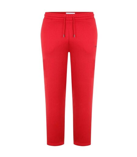 Mens Fleece Joggers Red Firetrap