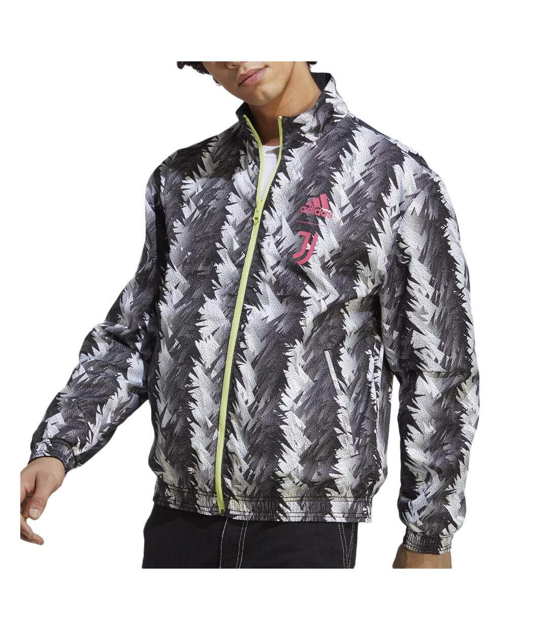 Juventus turin veste de survêtement anthem blanc/noir homme adidas 2022/23 - l-1