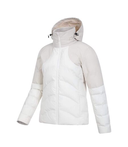 Blouson de ski cairngorm femme blanc cassé Mountain Warehouse